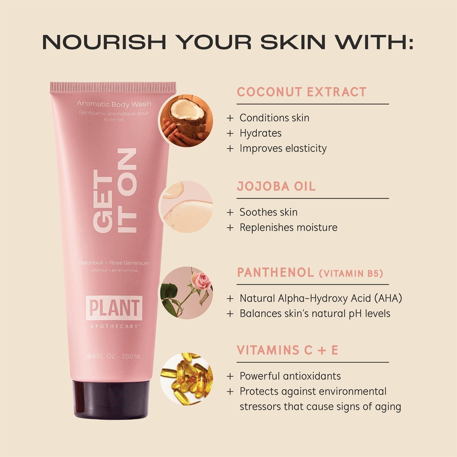 Plant Apothecary Get It On: Aromatic Body Wash