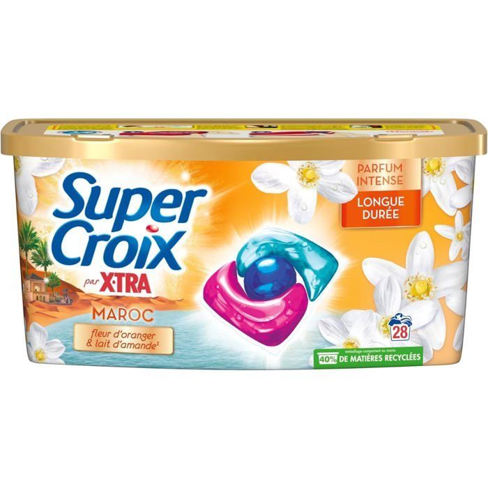 Laundry capsules - Super Croix - Pack of 4 - Bora Bora - 28 washes