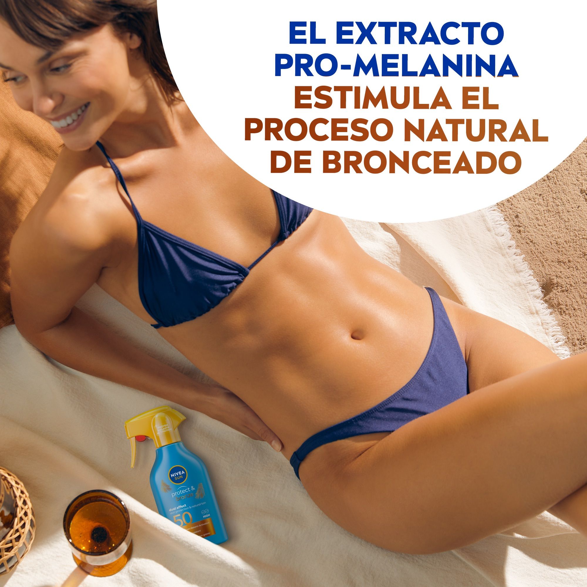 „Sun Protect & Bronze“ purškiklis nuo saulės Įdegio priemonės
