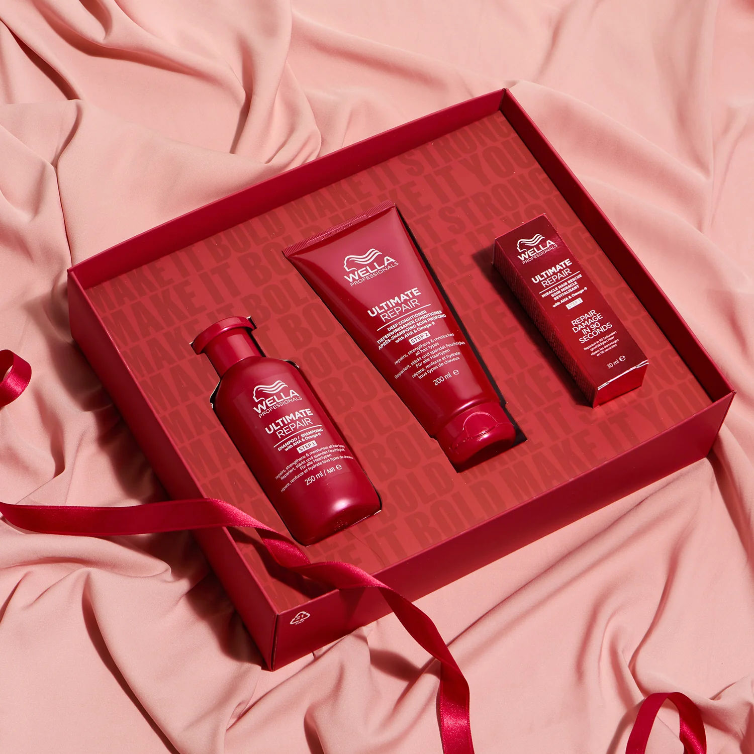 Ultimate Repair Ultimate Repair Cofanetto Natalizio - Shampoo, Balsamo e Miracle Hair Rescue - Cofanetti per Capelli, Shampoo Ricostruttivo