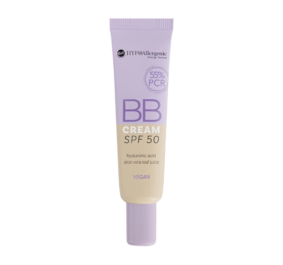 Bell Hypoallergenic hipoalergiczny krem BB z filtrem SPF50 02 Natural 30 g