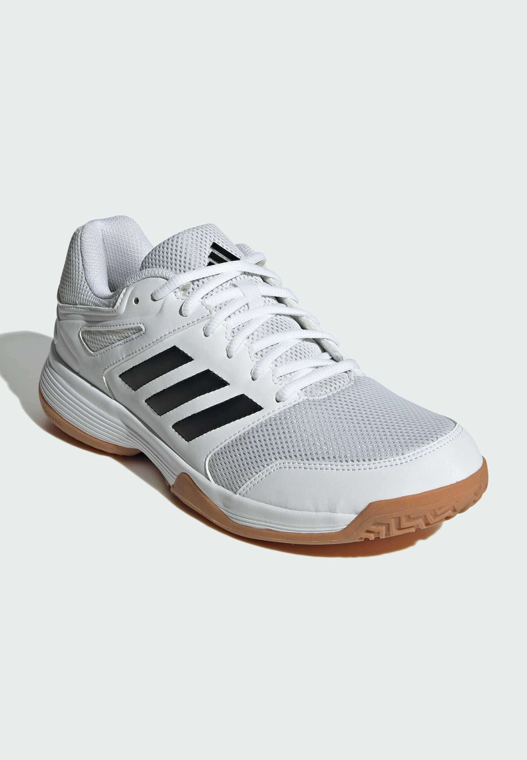 adidas Performance SPEEDCOURT INDOOR - Trainingsschoen - Cloud White Core Black Gum