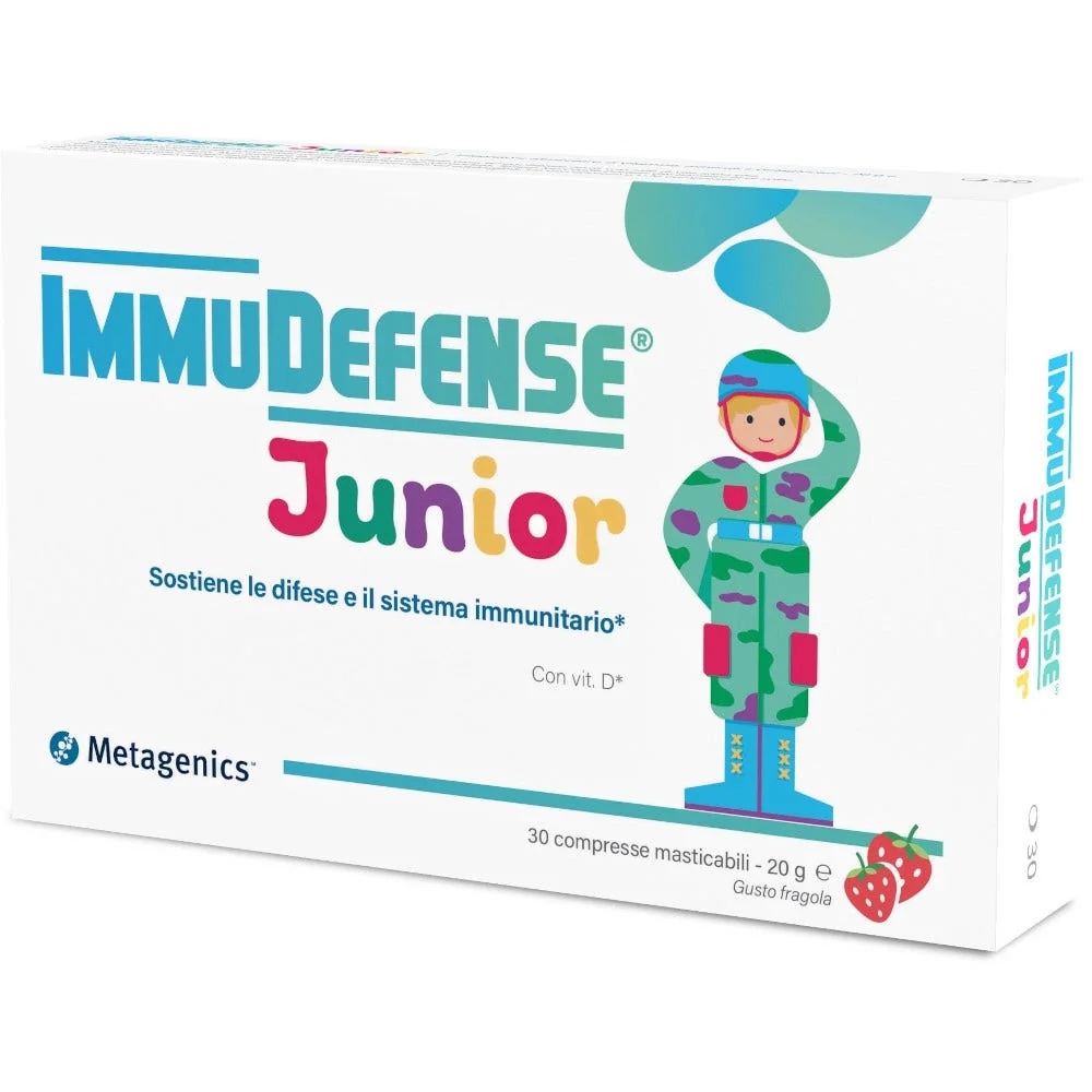 METAGENICS Metagenics Immudefense Junior Children 30 μασώμενα δισκία Συμπλήρωμα διατροφής για την άμυνα του ανοσοποιητικού συστήματος
