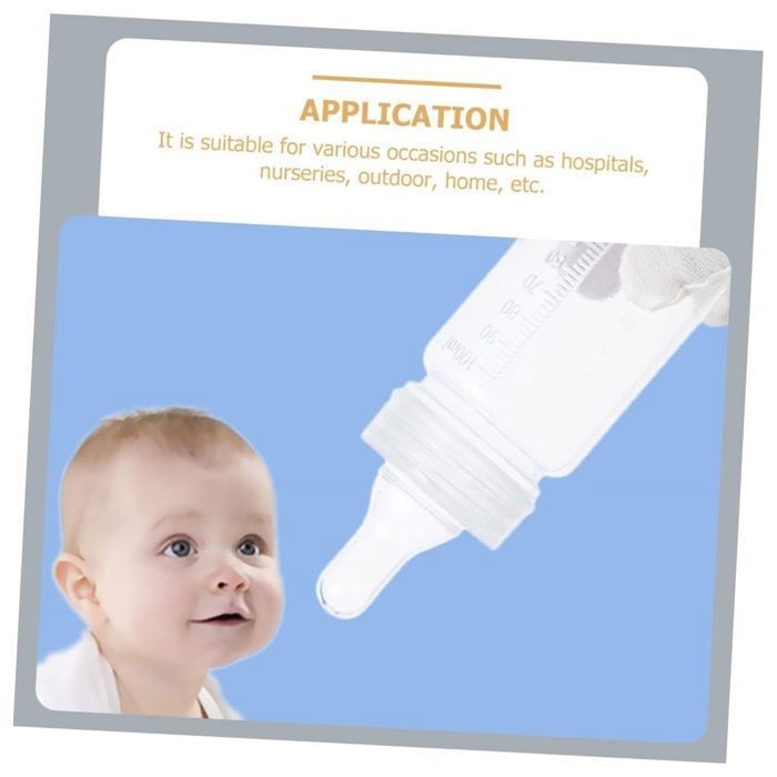 Lot de 12 biberons jetables transparents avec graduation, design étanche et portable, facilite l’alimentation de bébé en déplacement