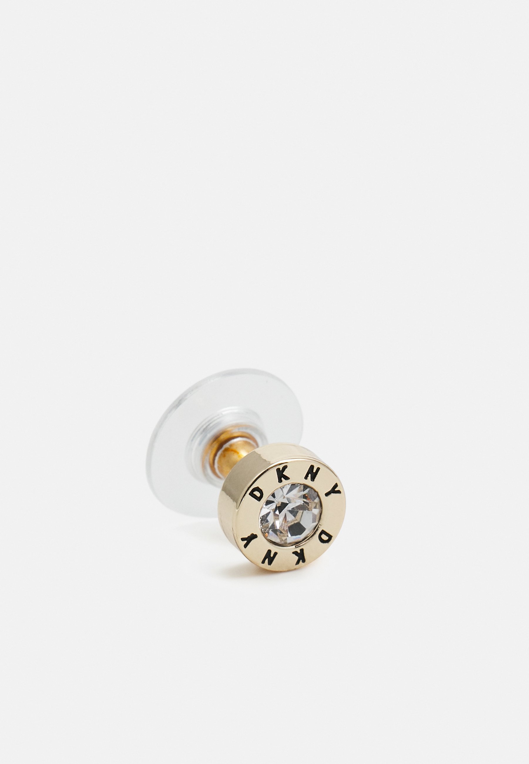 Boucles d'oreilles DKNY LOGO STONE STUD - couleur or