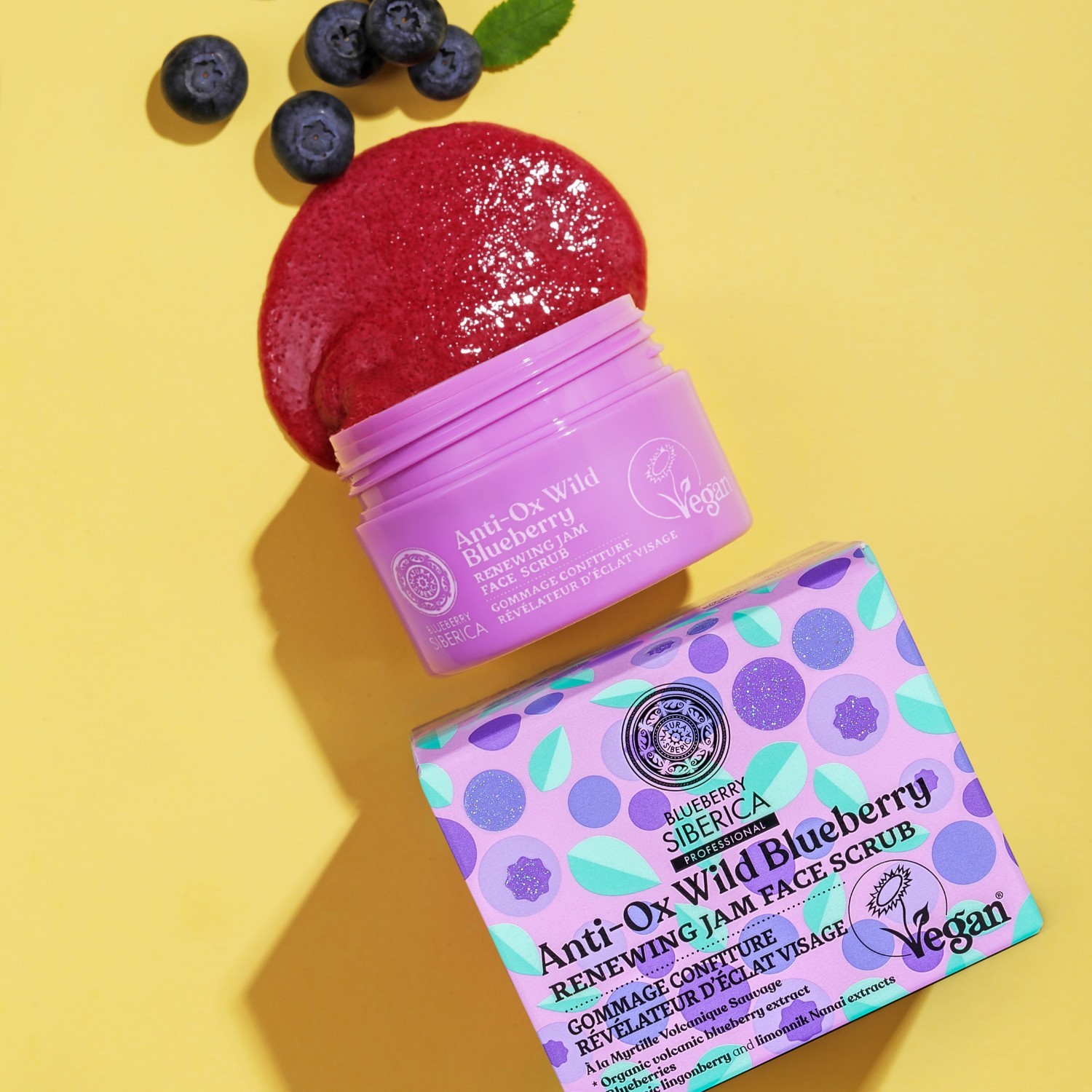 Natura Siberica Blueberry Siberica Gommage Confiture Révélateur d'éclat