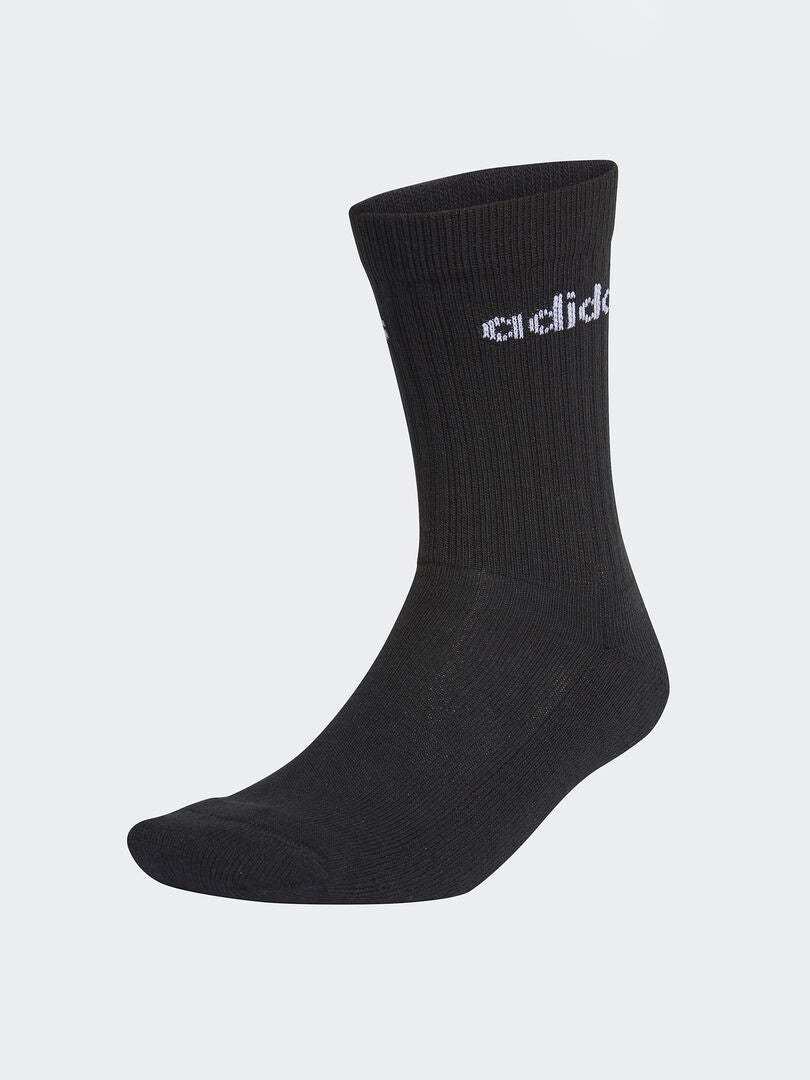 Set van 3 paar 'adidas' sokken - zwart
