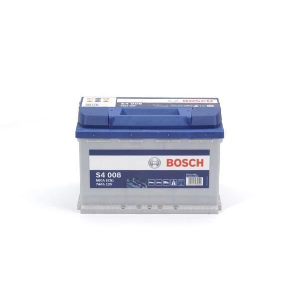 Batería para coche BOSCH S4008 74Ah 680A / + derecha