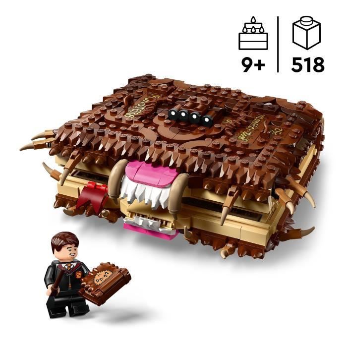 LEGO Harry Potter 76449 Il Libro dei Mostri - Giocattolo per bambini dai 9 anni in su