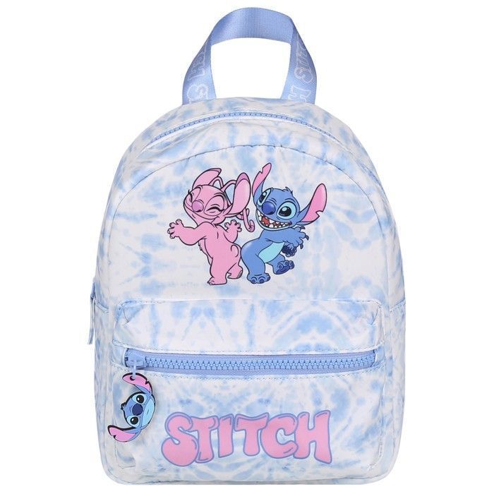 Mochila de Stitch de Disney para adolescentes, mochila urbana de senderismo para chicas, 26x22 cm