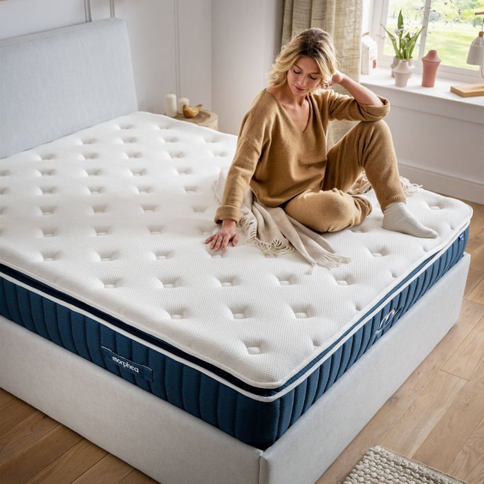 Matelas luxe hybride mémoire de forme 200x200 épais 30cm - Victoria - Morphea