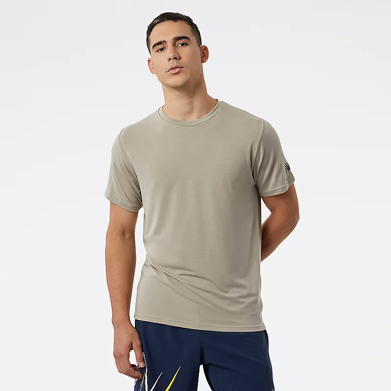 Męska koszulka T-shirt RW Tech med teknologi Dri-Release – ALUMINIUM