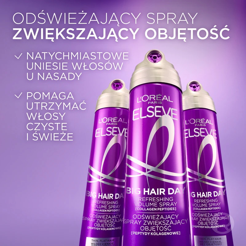 L'Oréal Paris Elseve Collagen Lifter спреј за волумен израслине