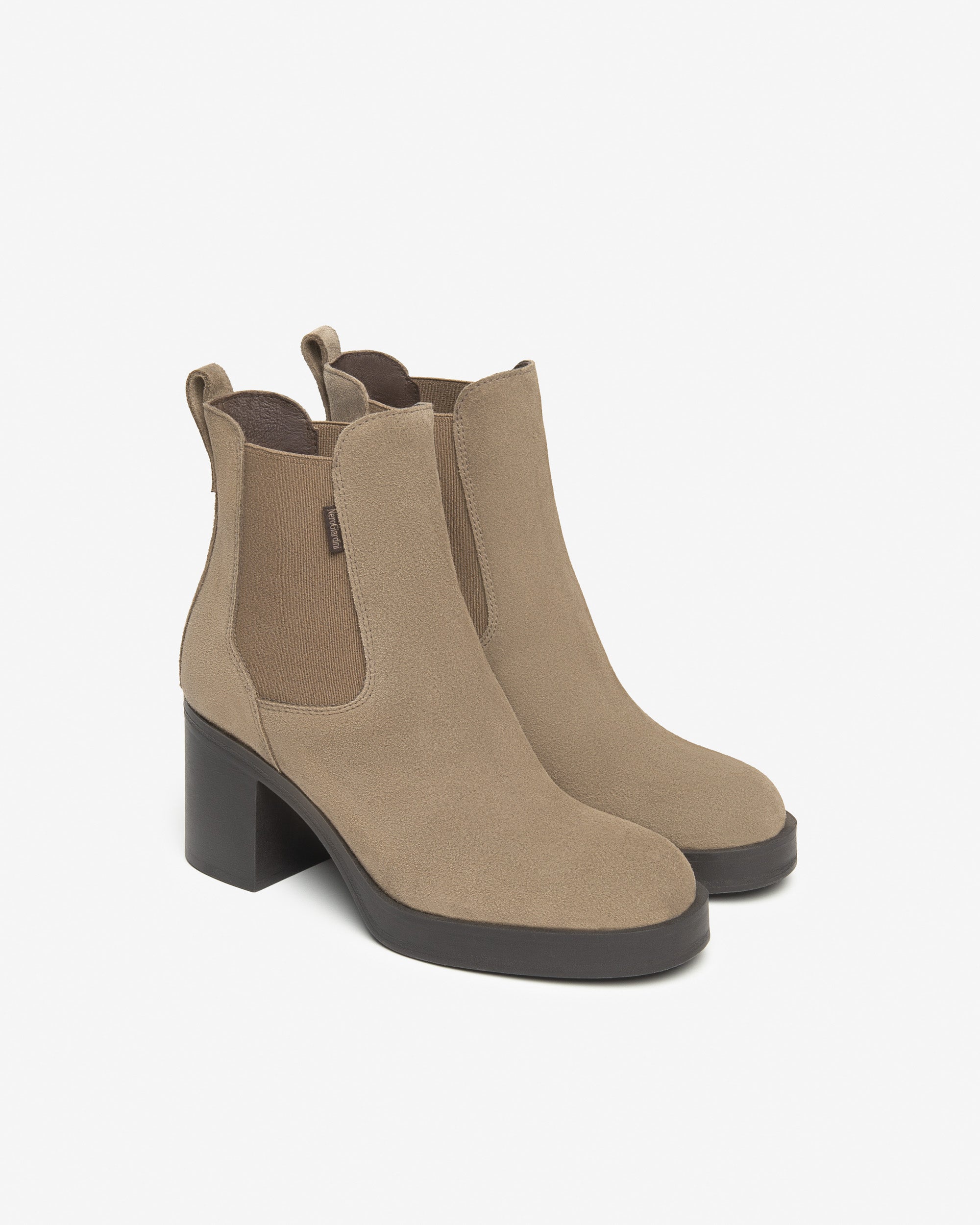  Bottines Chelsea en daim pour femmes