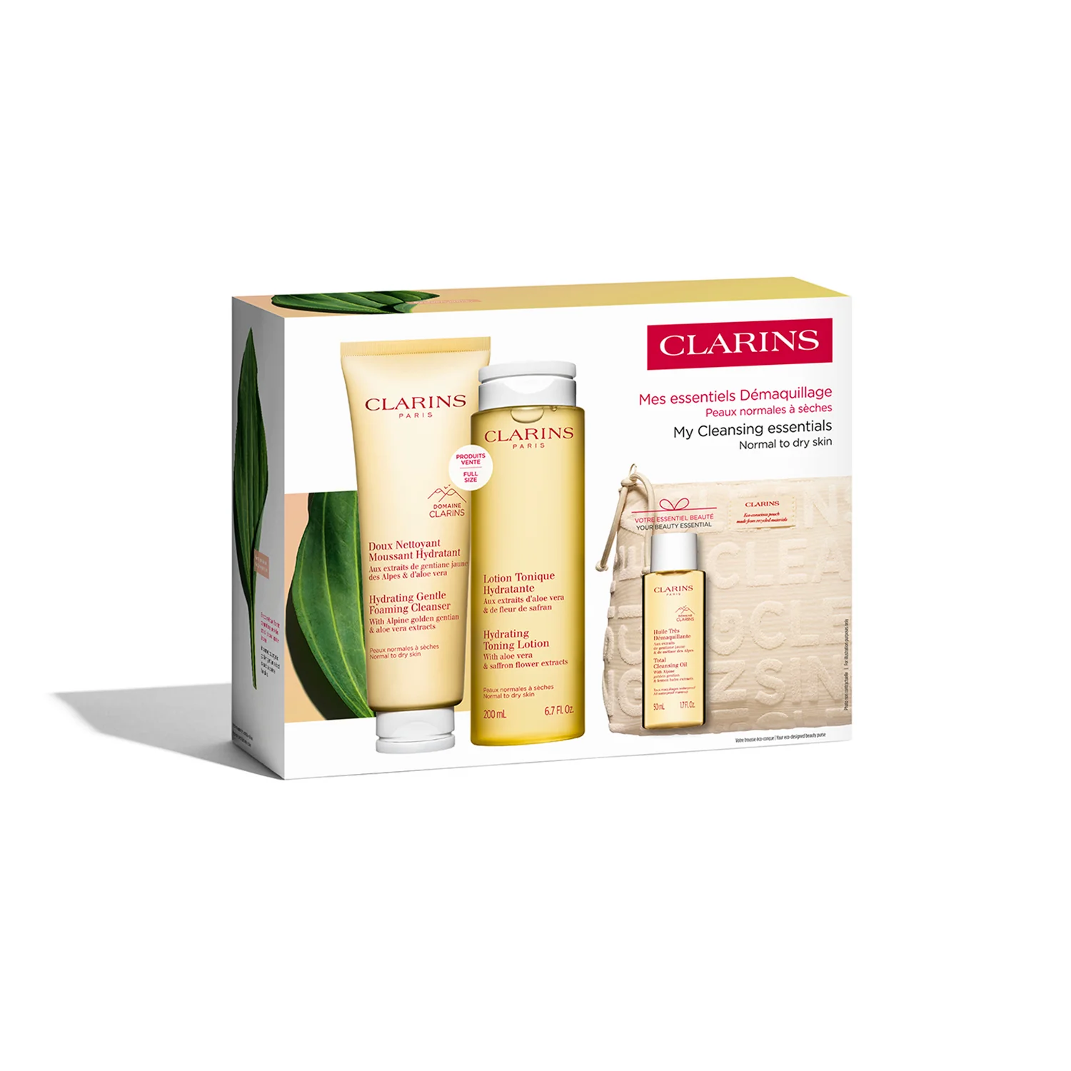 Detergenza Kit Gli essenziali detersione - Pelle normale o secca - Cofanetto Detergente