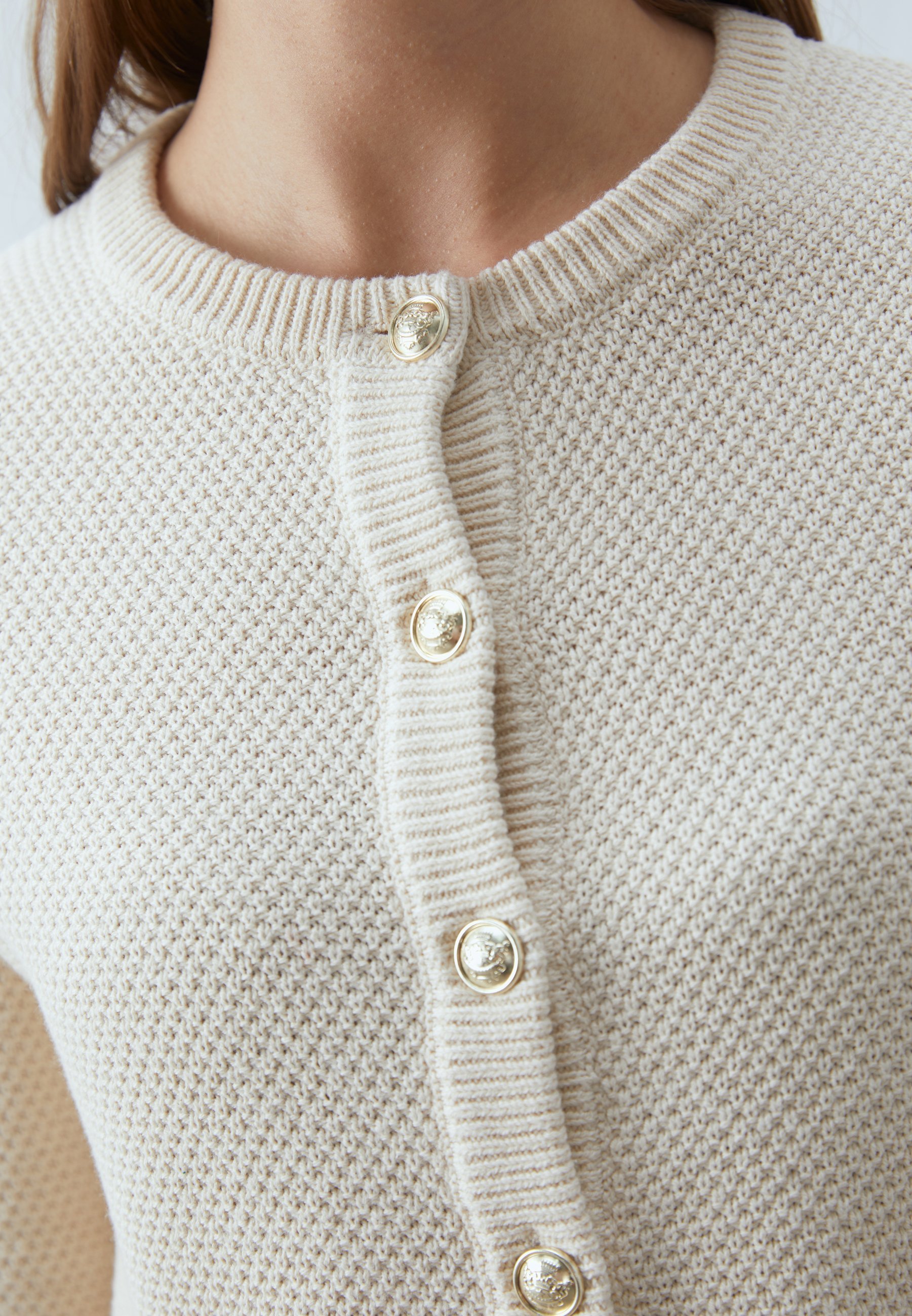 Anna Field Cardigan - sand