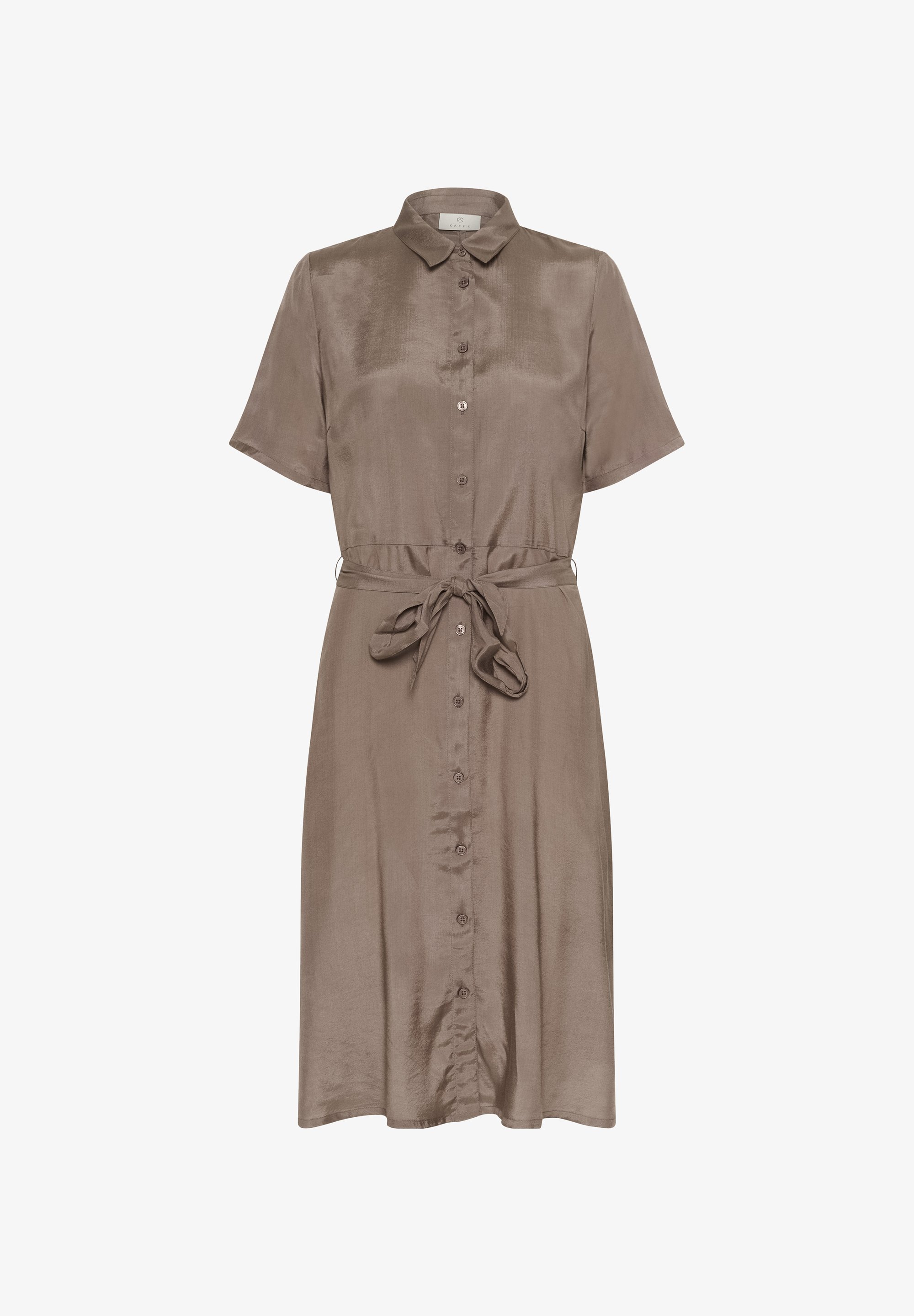 Kaffe KAEMINE - Robe chemise - deep taupe