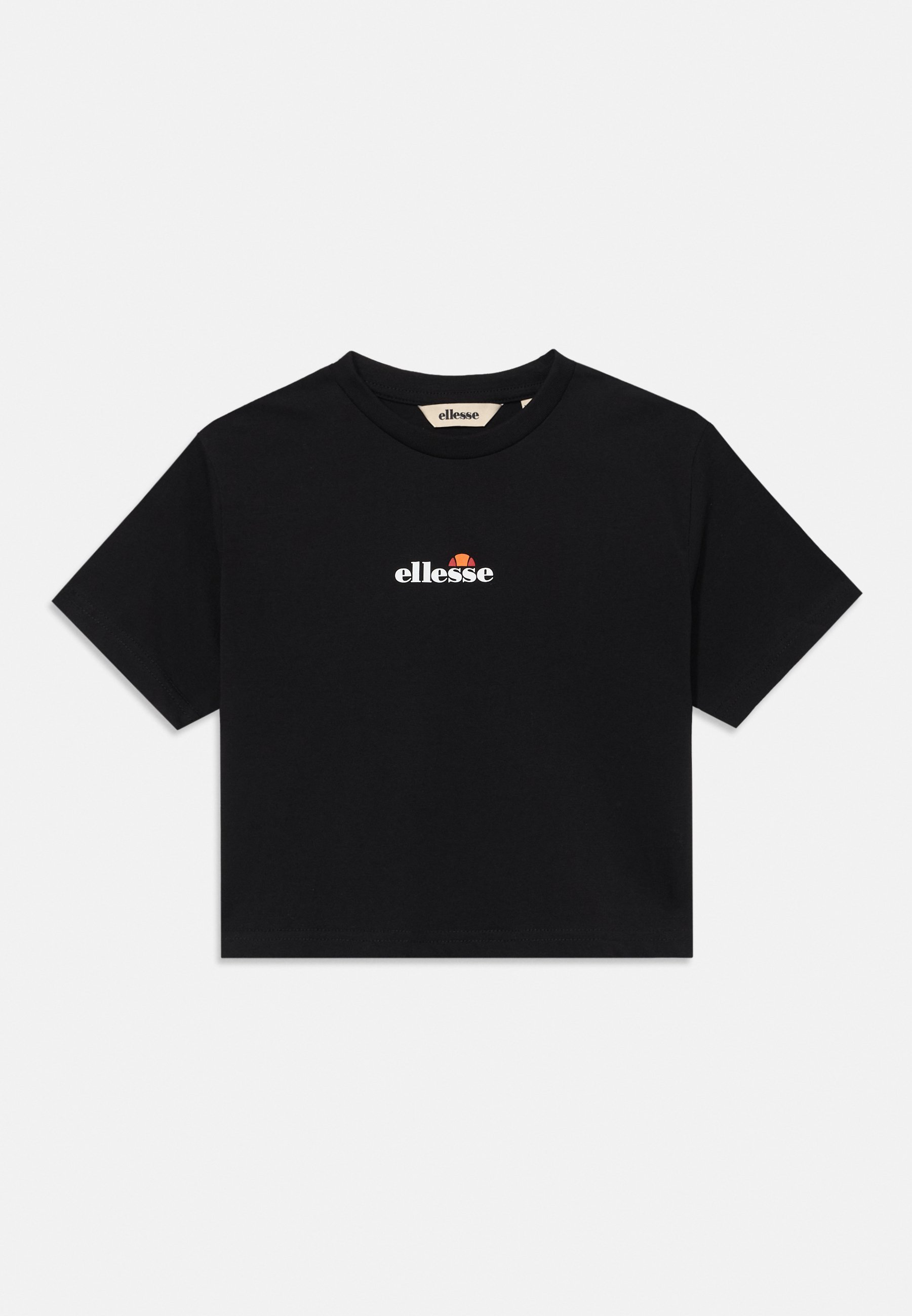 T-shirt Ellesse PINEROLO UNISEXE - Imprimé - Noir