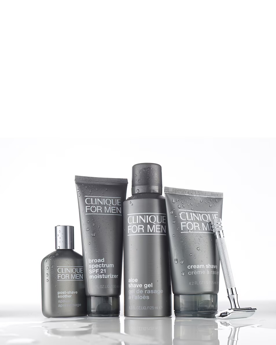 CLINIQUE CLINIQUE FOR MEN™ ÎNGRIJIRE CALMANTĂ DUPĂ RAS - CALMEAZĂ ȘI PROMOVEAZĂ VINDECAREA