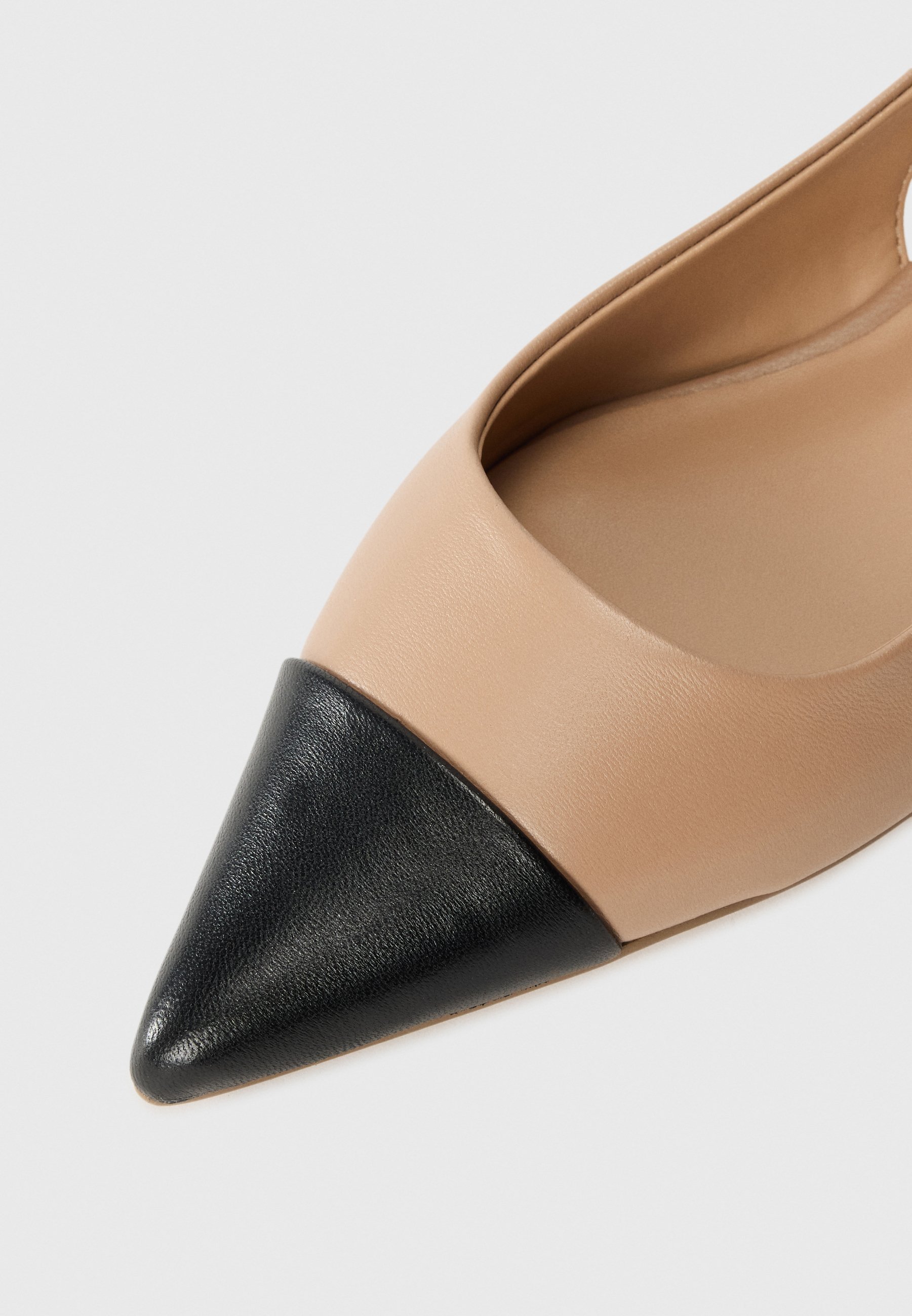 Steve Madden ROWYN - Balerinki z odkrytym piętą - róż/czarne