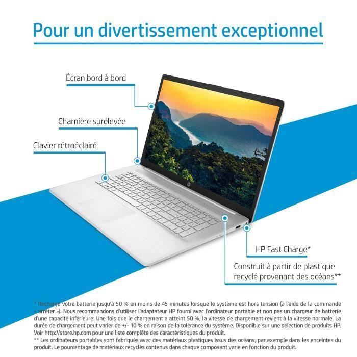 HP 17-cp3026nf Laptop PC - Windows 11 - 17.3