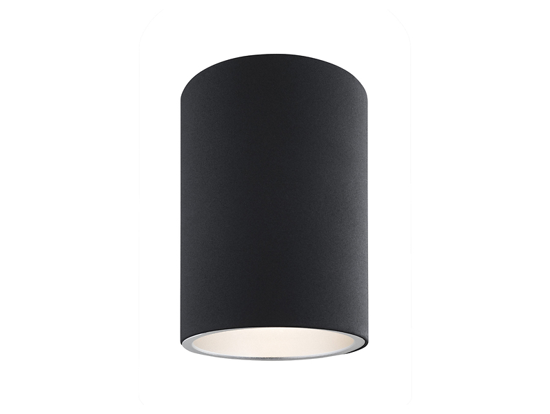Plafon Tyber aluminiowy czarny