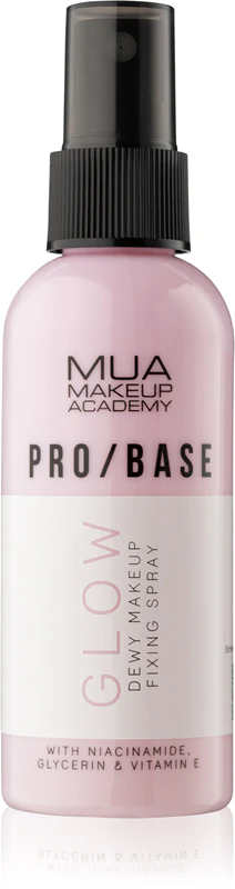 Spray fixador de maquiagem MUA Makeup Academy PRO/BASE Glow Dew