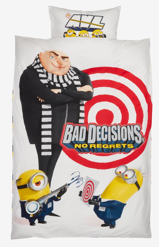 MINIONS set posteljine 140x200 bijela