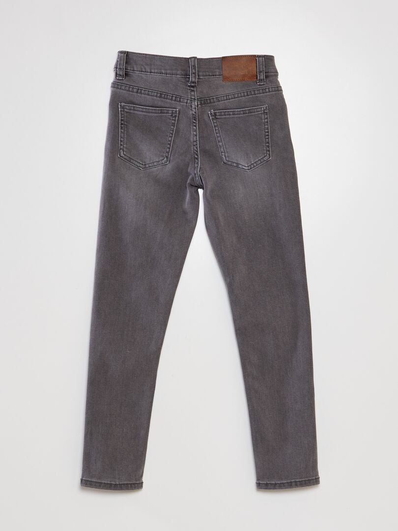 Calça jeans skinny - CINZA