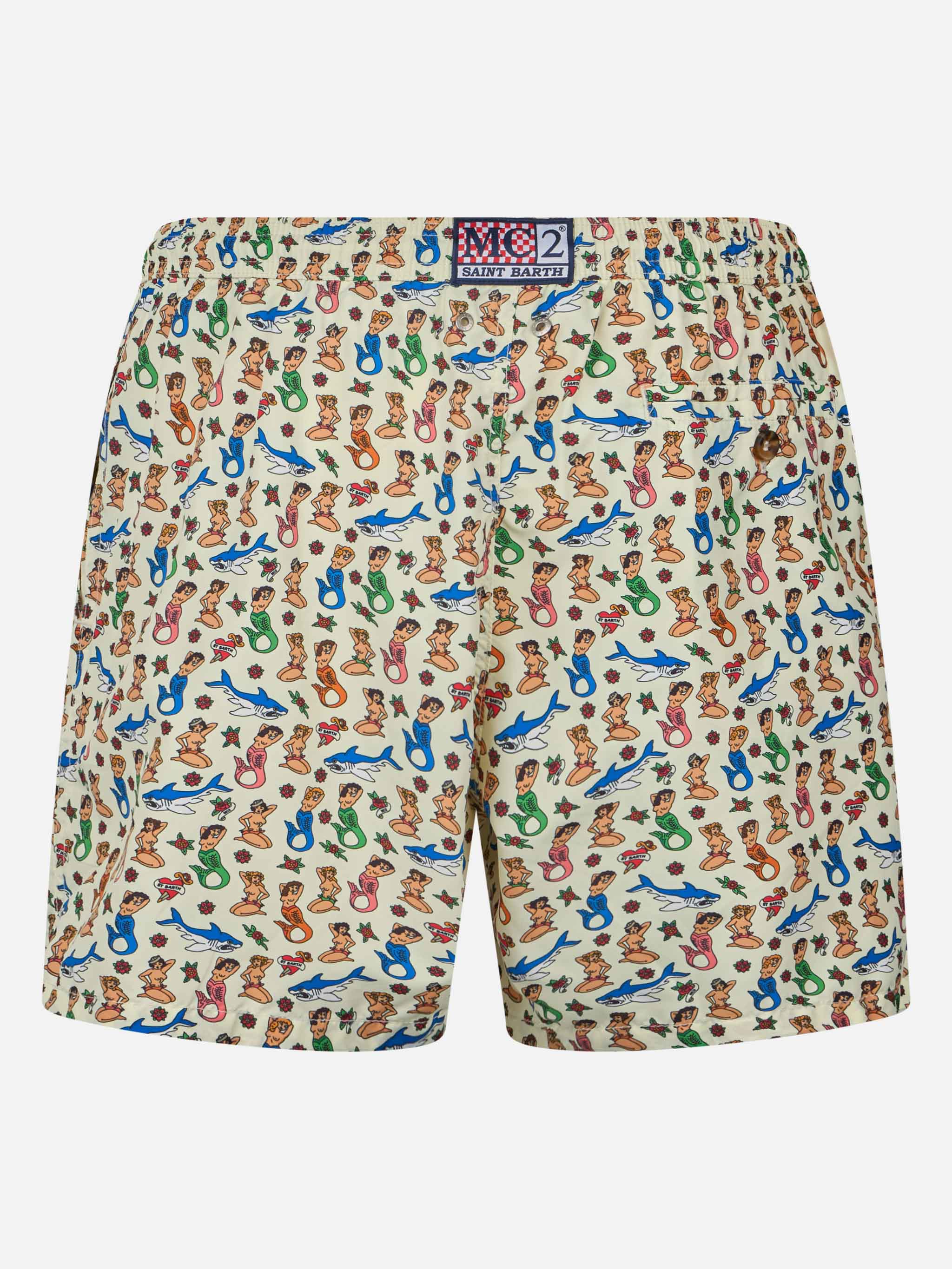 Costume da bagno da uomo in tessuto leggero Lighting Micro Fantasy con