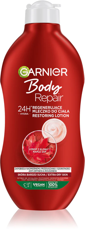 Leite corporal regenerador Garnier Body Repair para pele muito seca
