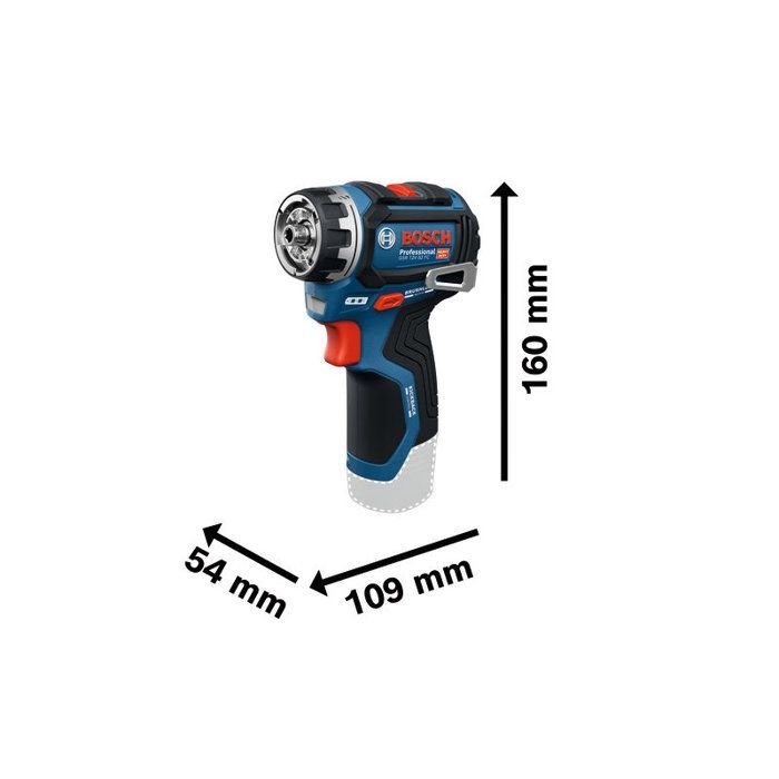 Perceuse-visseuse sans fil BOSCH PROFESSIONAL - Flexiclick GSR 12V-32 FC - Sans batterie ni chargeur - Avec accessoires