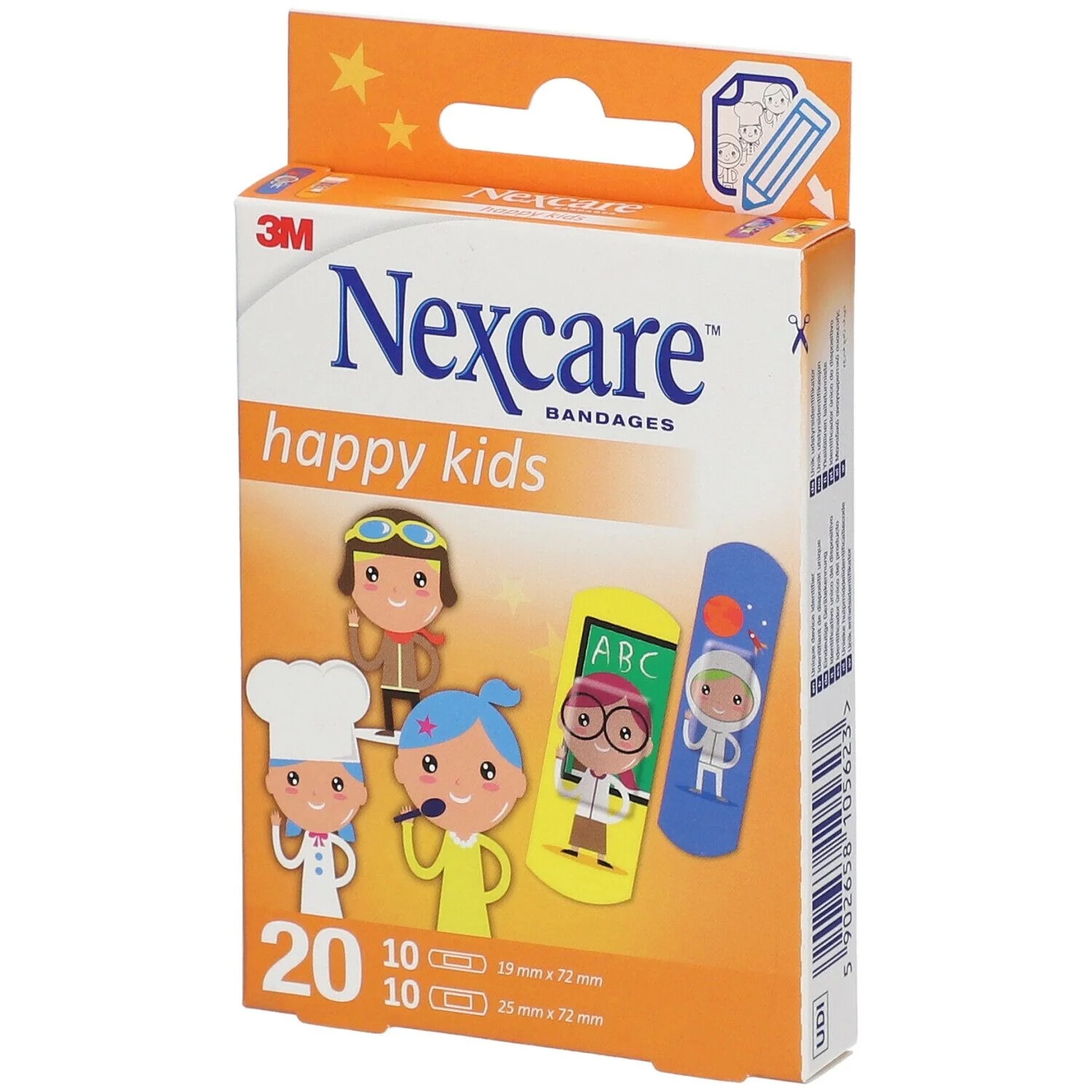 NEXCARE Pflaster Nexcare Kids Professions, 20 Stück in verschiedenen Designs