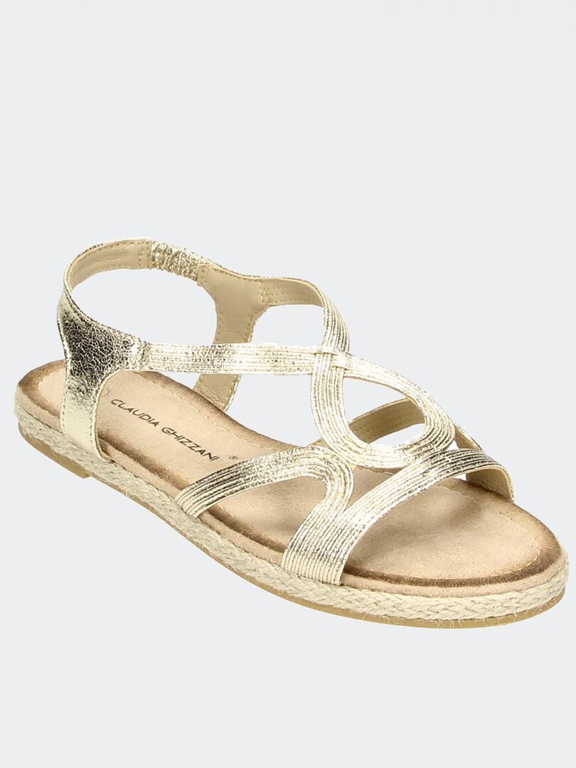 Lage sandalen - BEIGE