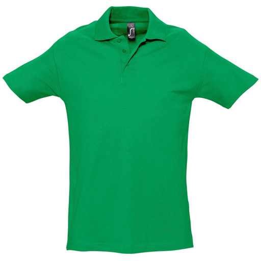  Polo uni à manches courtes Sols Spring II, 100 % coton premium