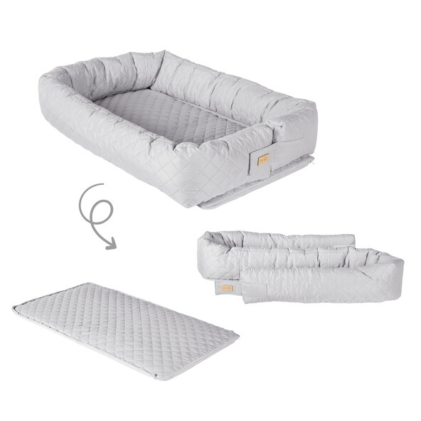 in 1 Babylounge, grau
