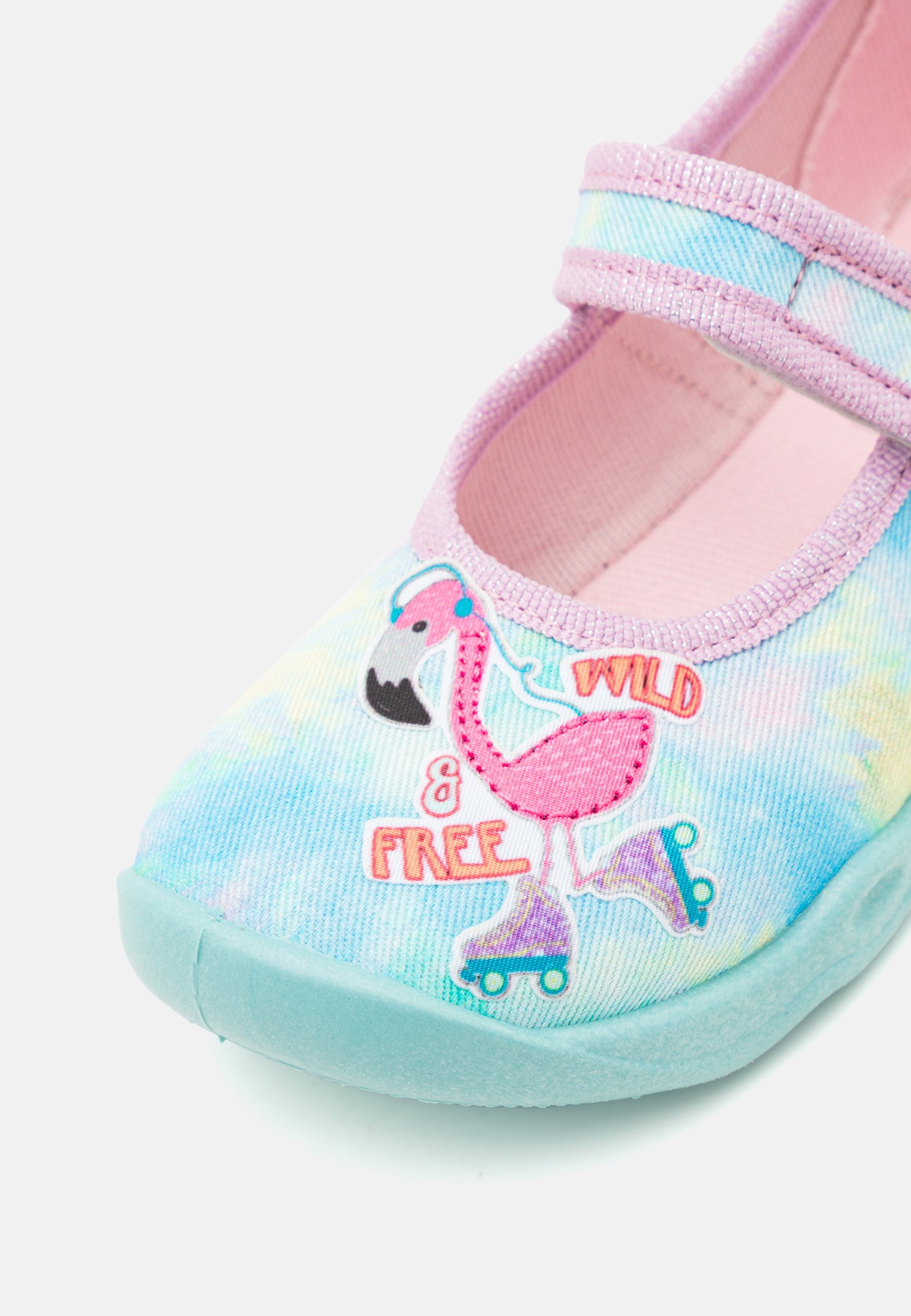 Superfit BUBBLE - Slippers - turquoise/multicolor