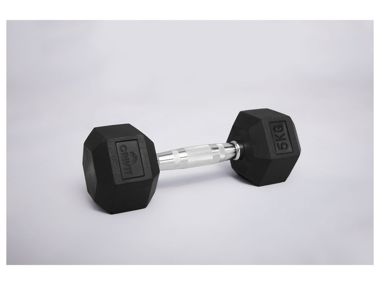 CRIVIT Hexagonhantel 5 kg