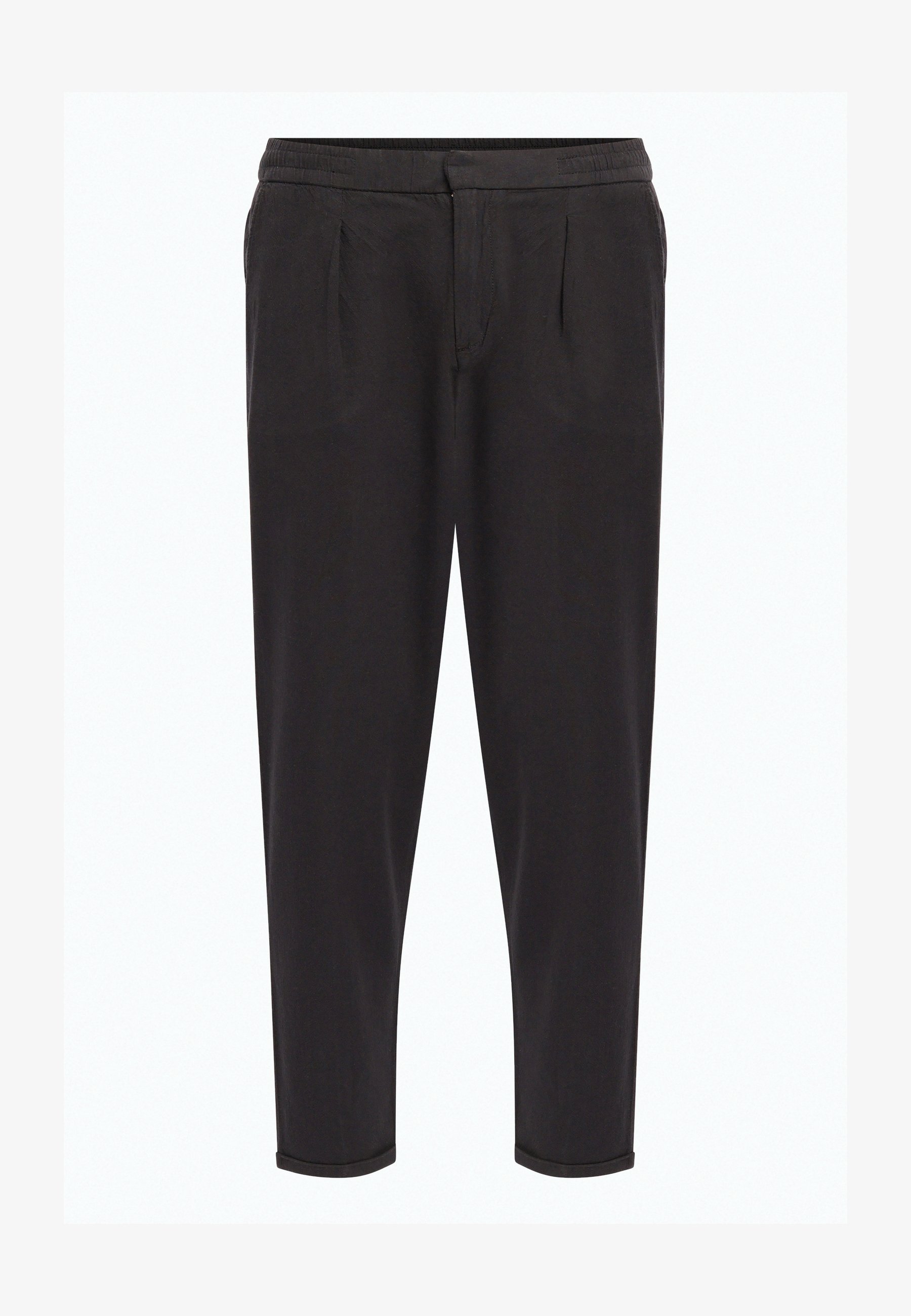 Redefined Rebel JOHNNY CROPPED SLIM FIT - Broek - zwart