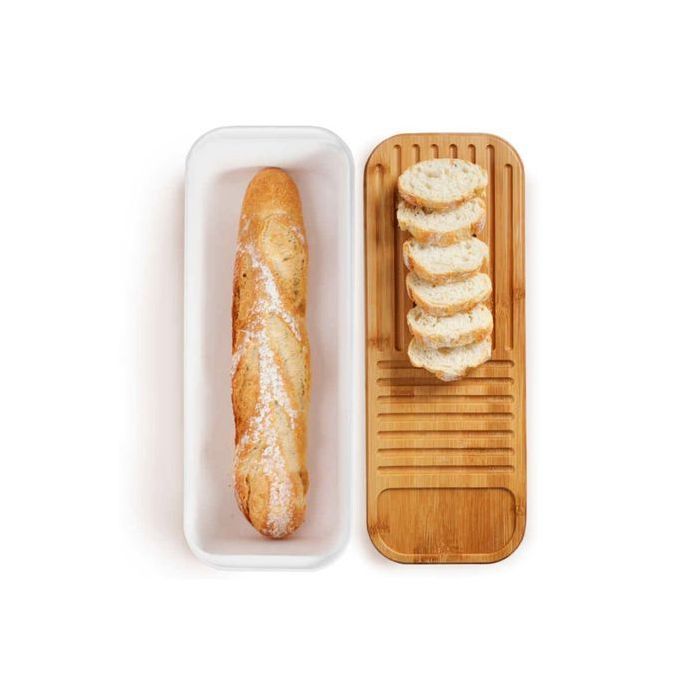 Panera Con Tapa Tabla De Corte De Ibili