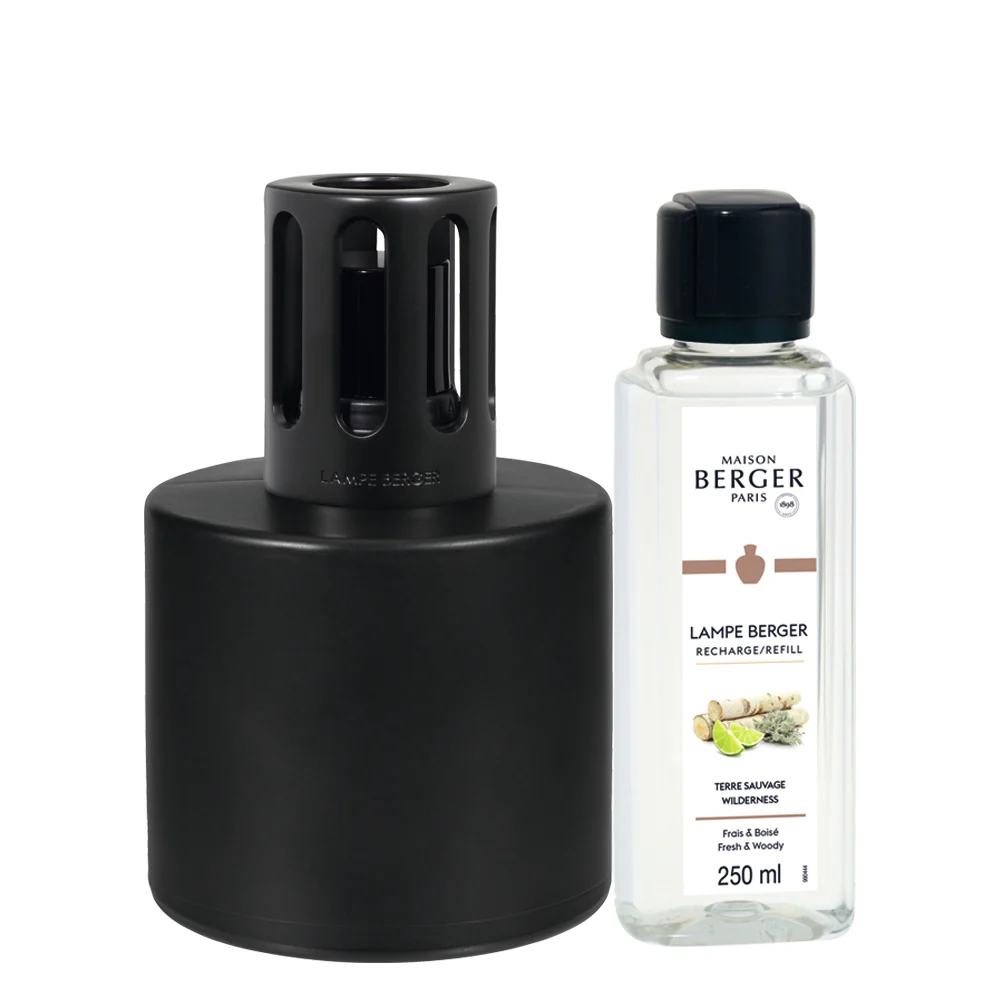 Lampe Coffret Illusion Noir - Cofanetto con Lampada, Lampada Catalitica