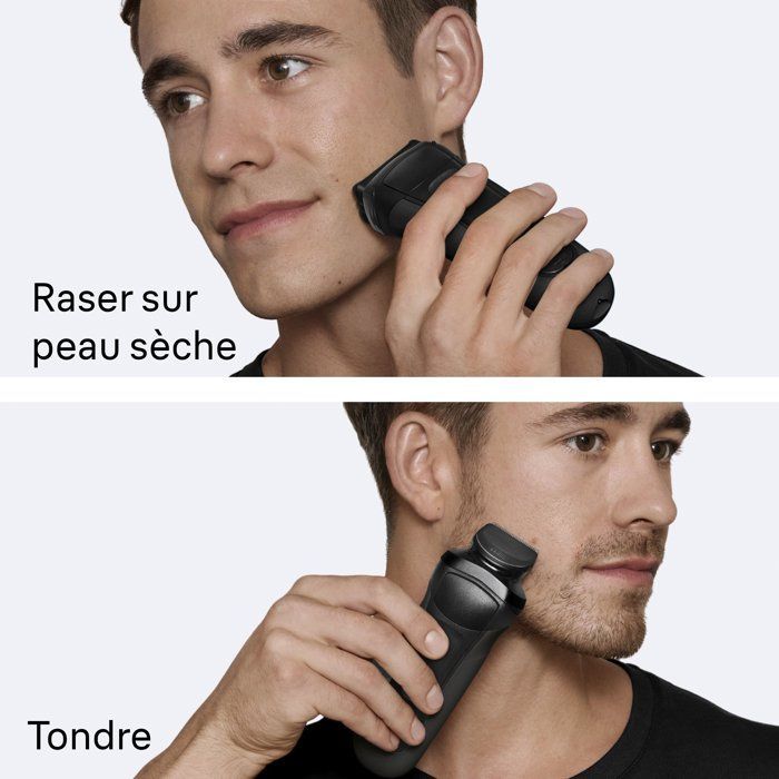 BRAUN Series 3 Electric Shaver - Black - 30-minute battery life - 5-minute fast charge
