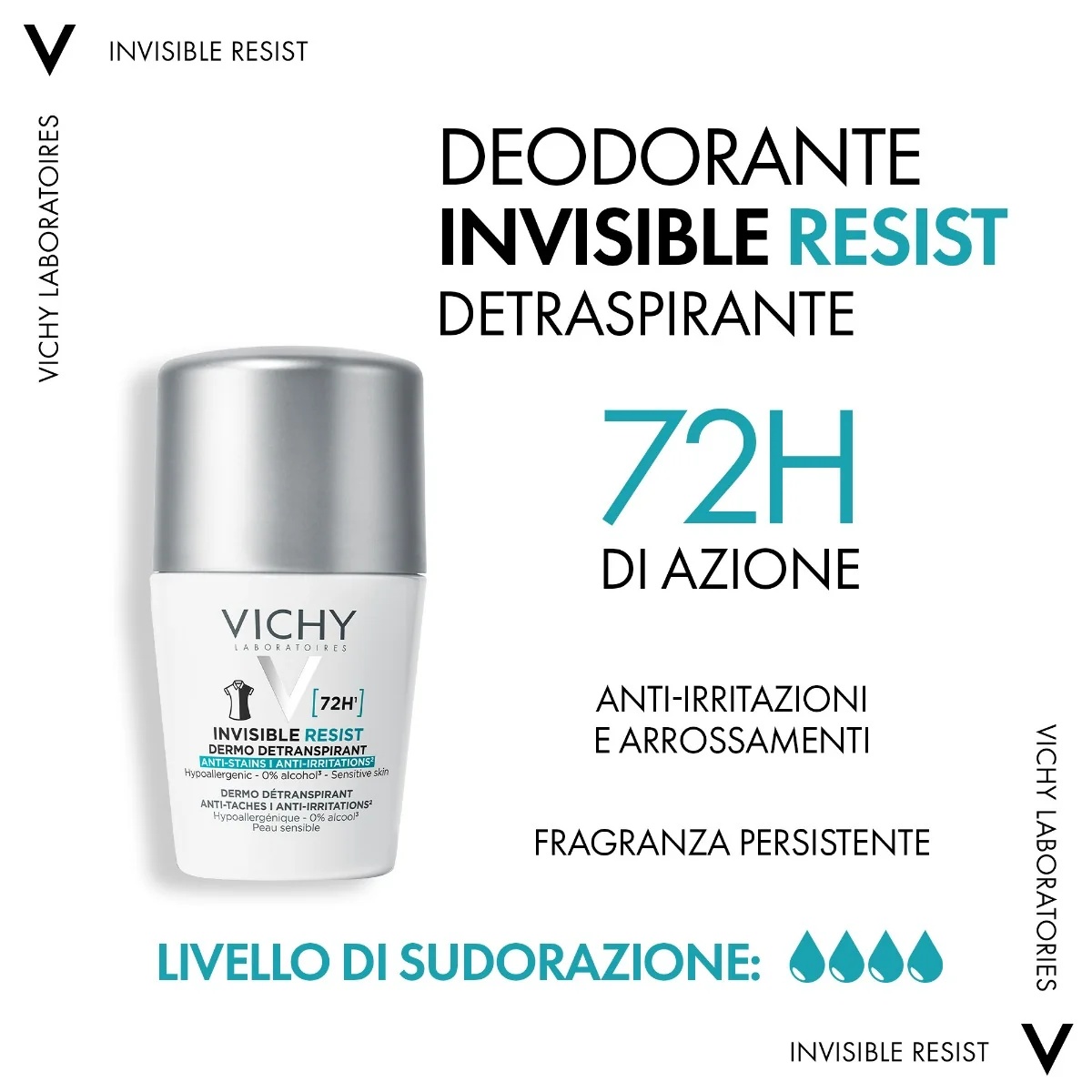 VICHY Vichy Deo Ro 72H Invisible 50ml De It