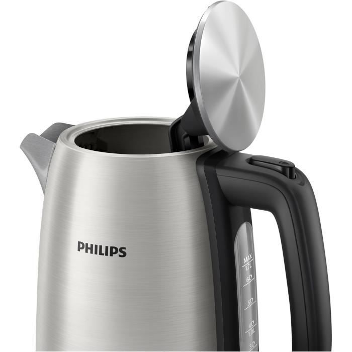 Hervidor PHILIPS Viva HD9351/90 - 2200W - 1,7L - Acero inoxidable - Ebullición rápida