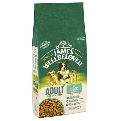 24 kg James Wellbeloved torrfoder + våtfoder för hundar - 15 % rabatt!*