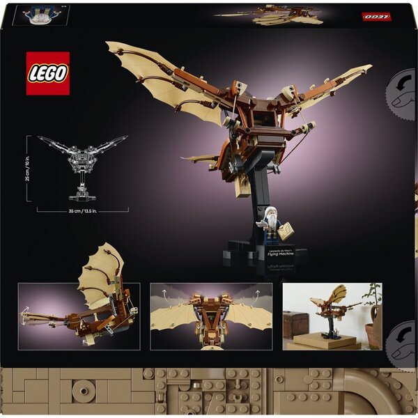 LEGO Icons 10363 Lietajúci stroj Leonarda da Vinciho
