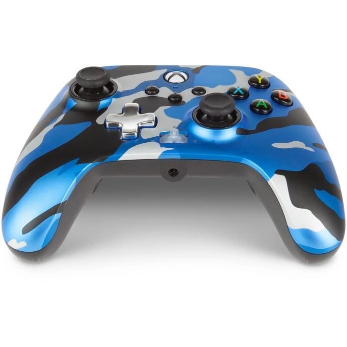 Manette Filaire - Camouflage bleu métallisé- Xbox One / PC
