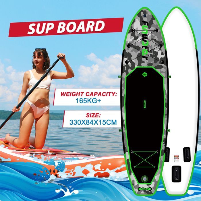Tavola da paddle gonfiabile Funwater con accessori, portata massima 150 kg (330 libbre) - SUPFW10A