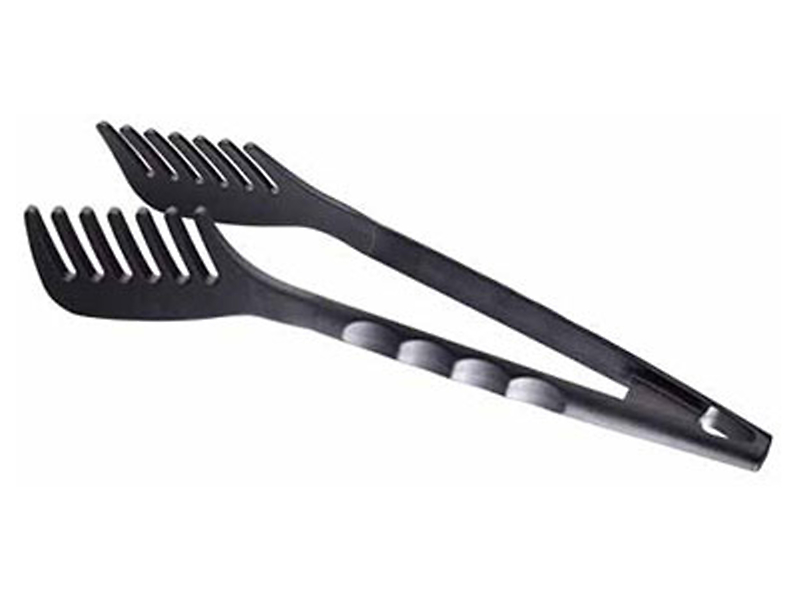Szczypce do spaghetti nylonowe czarne