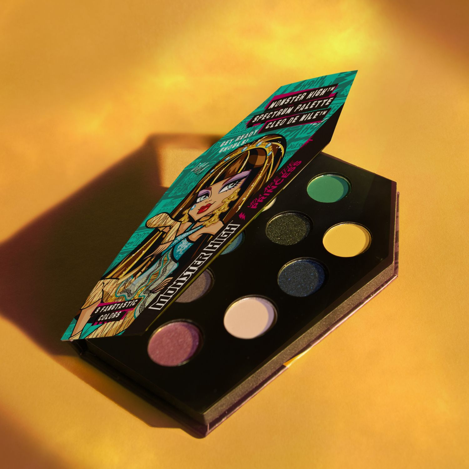 „Monster High™ Spectrum Palette Cleo de Nile™“ akių šešėlių paletė Akių šešėlių paletės ir makiažas